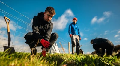 Plymouth and South Devon Community Forest Forest Rising at New Barton Farm 9537